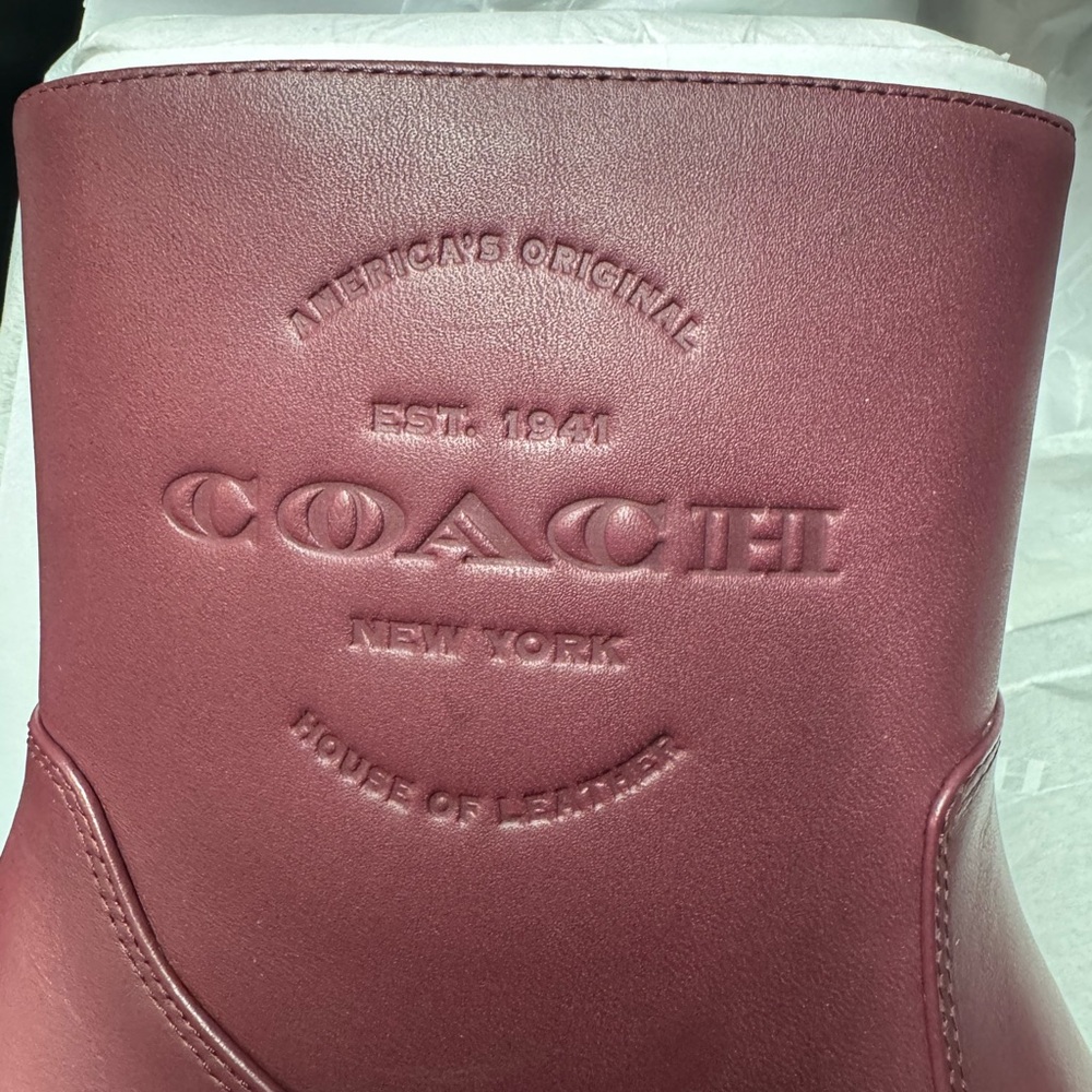 Coach boots Corinna leather bootie - Picture 9 of 9